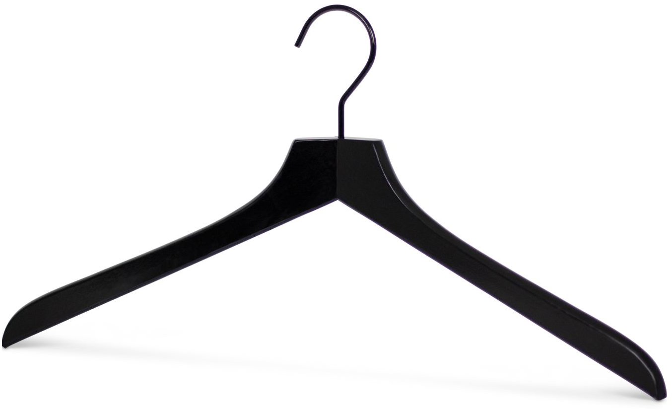 MAWA Drevené ergonomické ramienko All in black, čierne