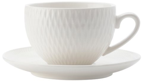 Maxwell & Williams Súprava espresso šálok s tanierikom DIAMONDS 90 ml 4 ks