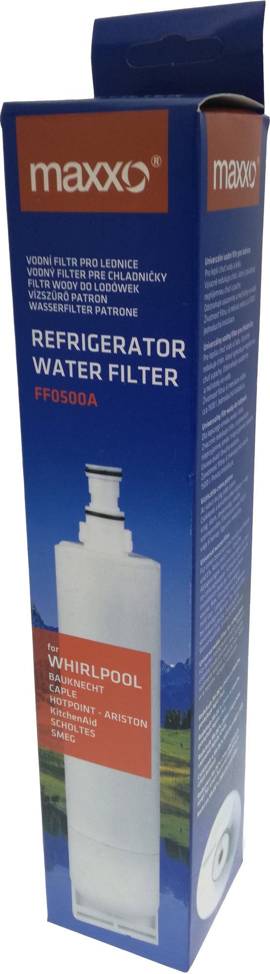 MAXXO FF0500A Náhradný vodný filter Whirlpool, Bauknecht, Caple, Hotpoint-Ariston, KitchenAid