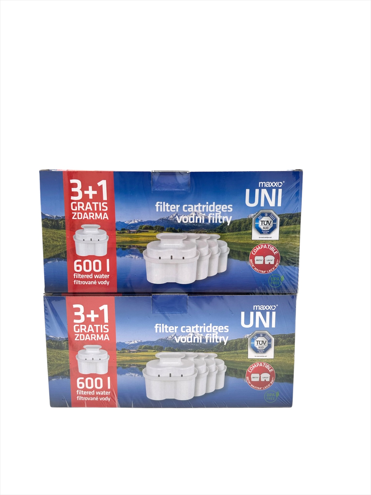 Maxxo Náhradné uni vodné filtre Maxxo 8 ks