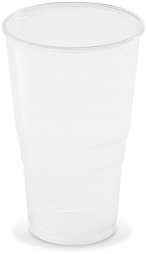 Wimex plastový téglik 0,5 l, priemer 95 mm – 50 ks