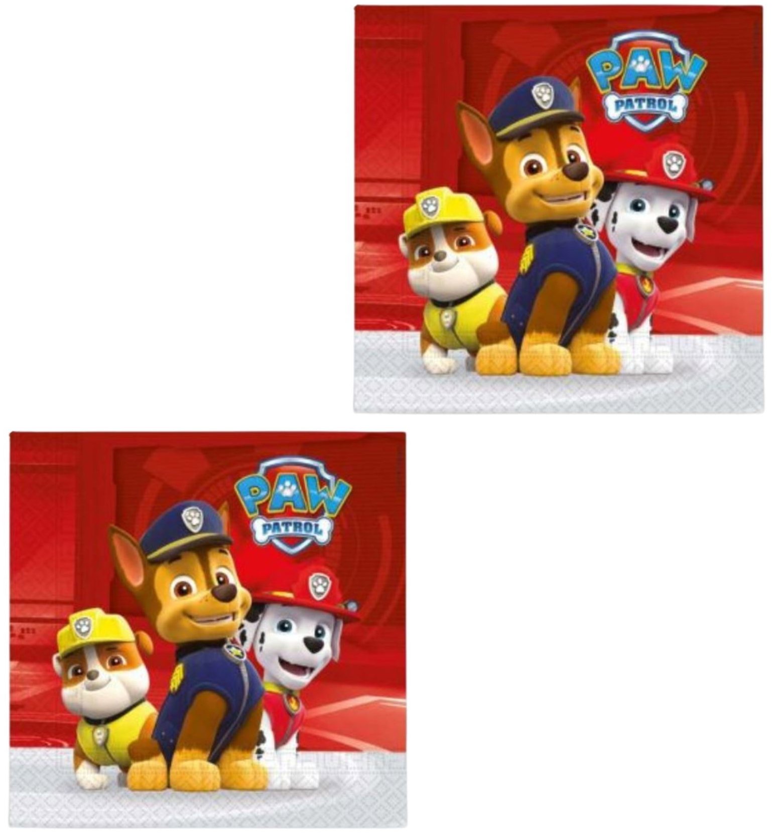 GODAN Ubrousky paw patrol - tlapková patrola - 33 × 33 cm - 40 ks