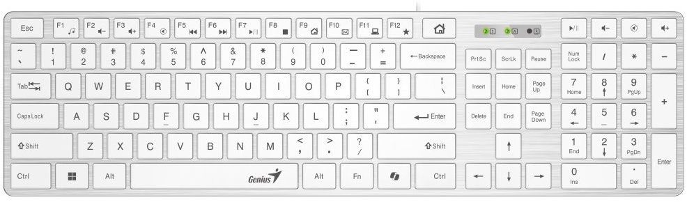 Genius Slimstar 126 biela – CZ/SK