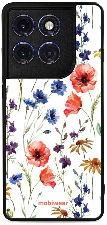Mobiwear Glossy lesklý pre Motorola Edge 60 Pro – Kvietky