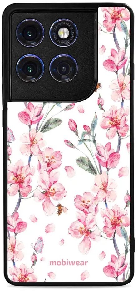 Mobiwear Glossy lesklý pre Motorola Edge 60 Pro – Kvety