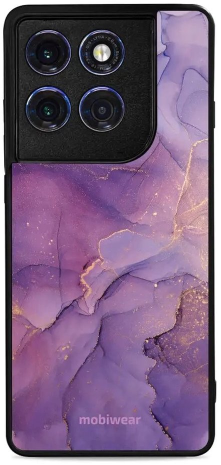 Mobiwear Glossy lesklý pre Motorola Edge 60 Pro – Fialový mramor