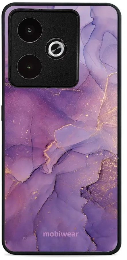 Mobiwear Glossy lesklý pre Realme GT 7 – Fialový mramor