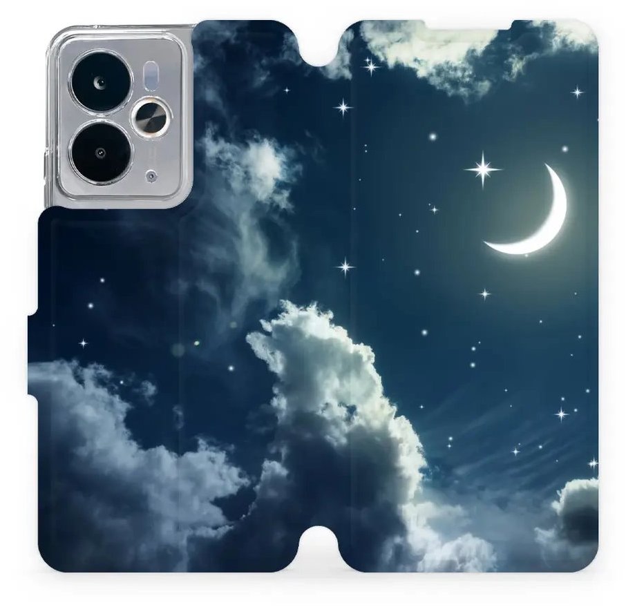 Mobiwear Flip knižkové pre Realme 14 5G – Obloha