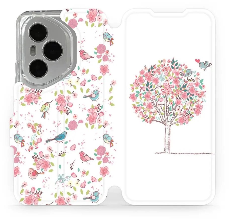 Mobiwear Flip knižkové pre Honor 400 Pro – Strom