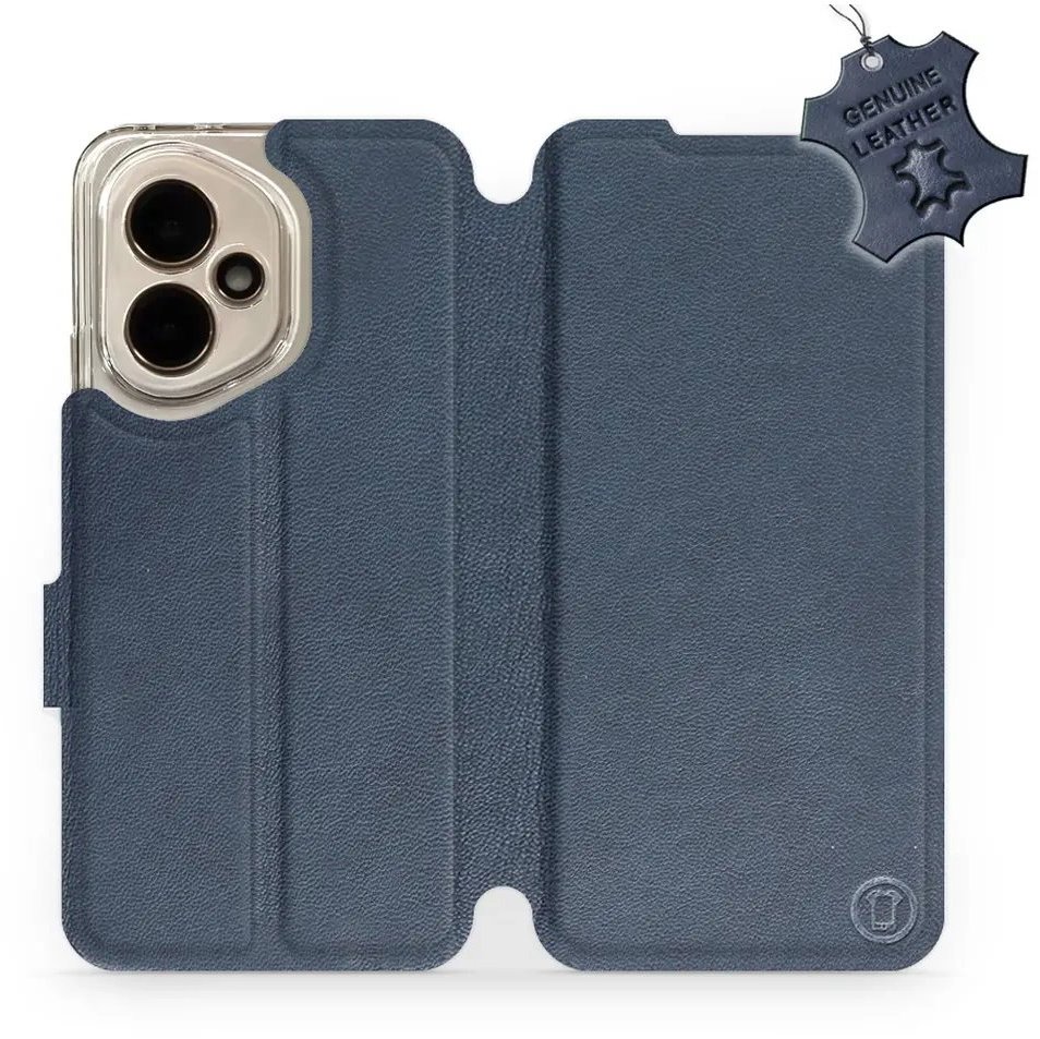 Mobiwear Flip kožené knižkové pre Honor 400 – Modré