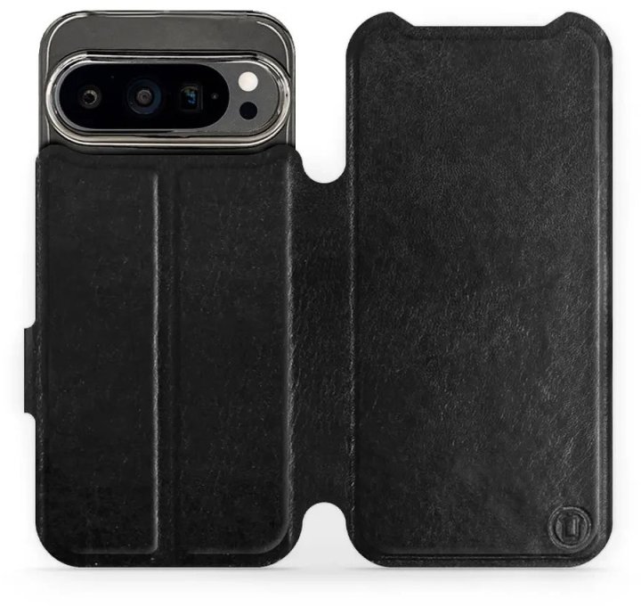 Mobiwear Flip knižkové pre Google Pixel 9 Pro – Čierne