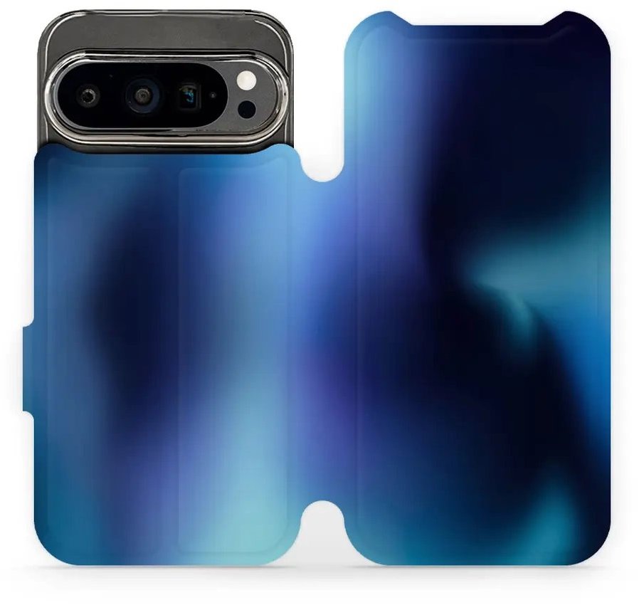 Mobiwear Flip knižkové pre Google Pixel 9 Pro – Modrý odtieň