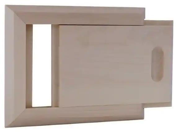 SENTIOTEC Ventilácia sauny – posuvná, smrek