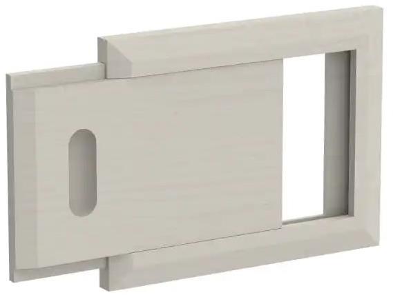 SENTIOTEC Ventilácia sauny – posuvná, osika