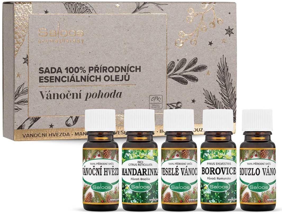 Saloos Vianočná pohoda vonné oleje, 5× 10 ml
