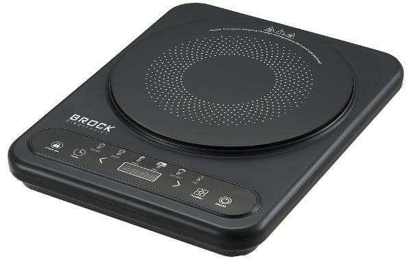 BROCK Elektrický indukčný varič, 1 platnička 25 cm, 2 000 W