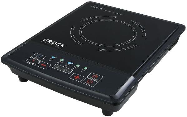 Brock elektrický indukčný varič 2 000 W, 1 platnička 25 cm, digitálna