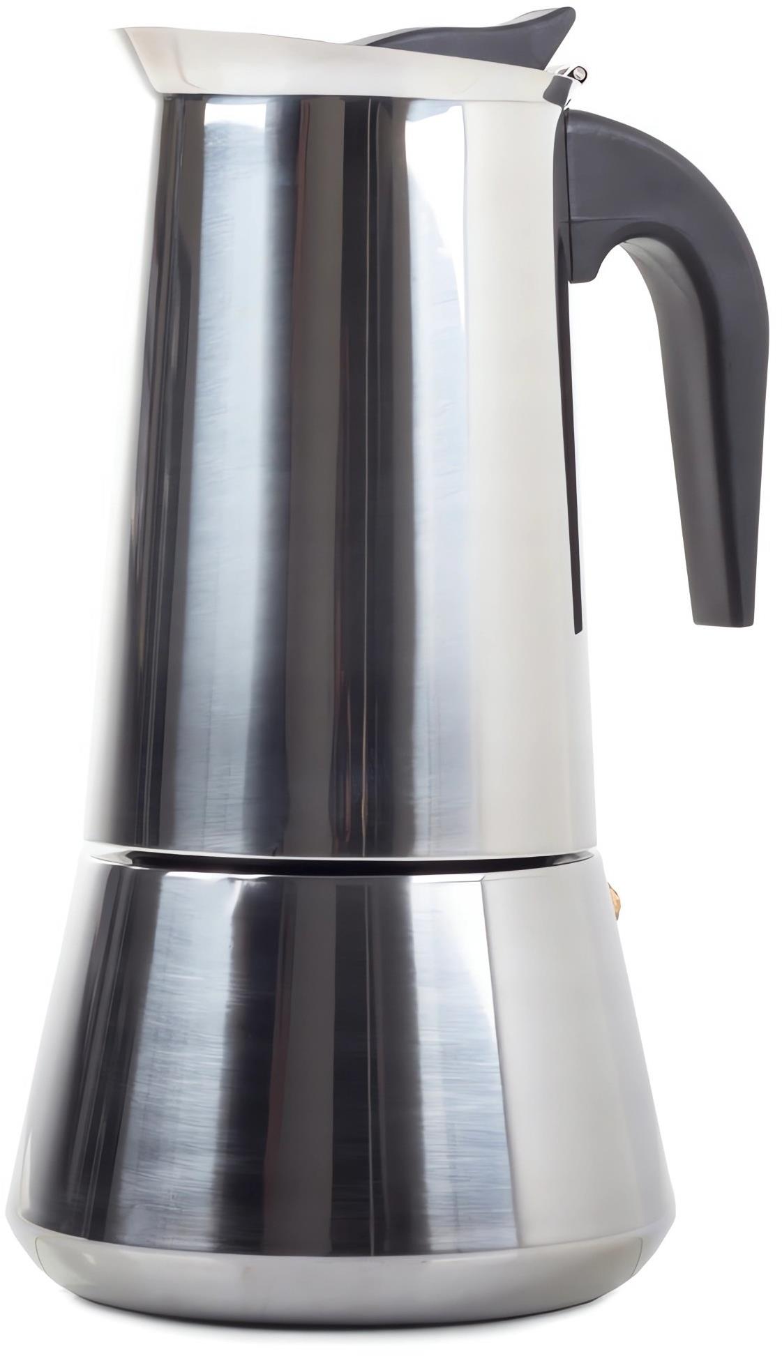 Verk 07045 Moka kanvica 12 – 600 ml, strieborná