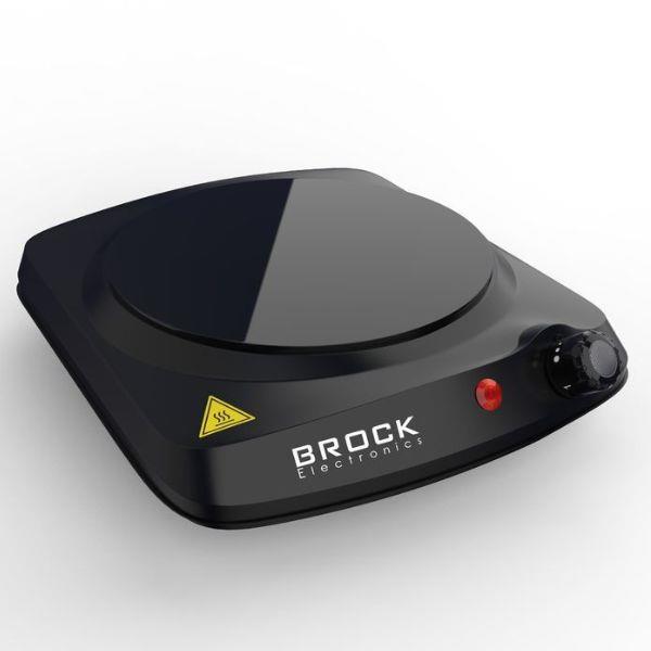 Brock Elektrický sklokeramický varič, 1 platnička 18 cm, 1 200 W, čierny