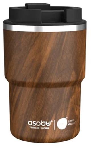 Asobu Mini pick-up cestovný termohrnček Wood 350 ml