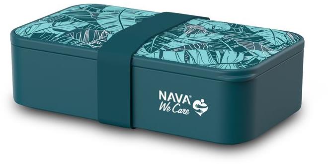 NAVA Greece Obedový box "We Care" zelený 650 ml