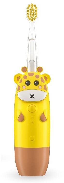 innoGio Elektronická sonická zubná kefka GIOGiraffe Yellow