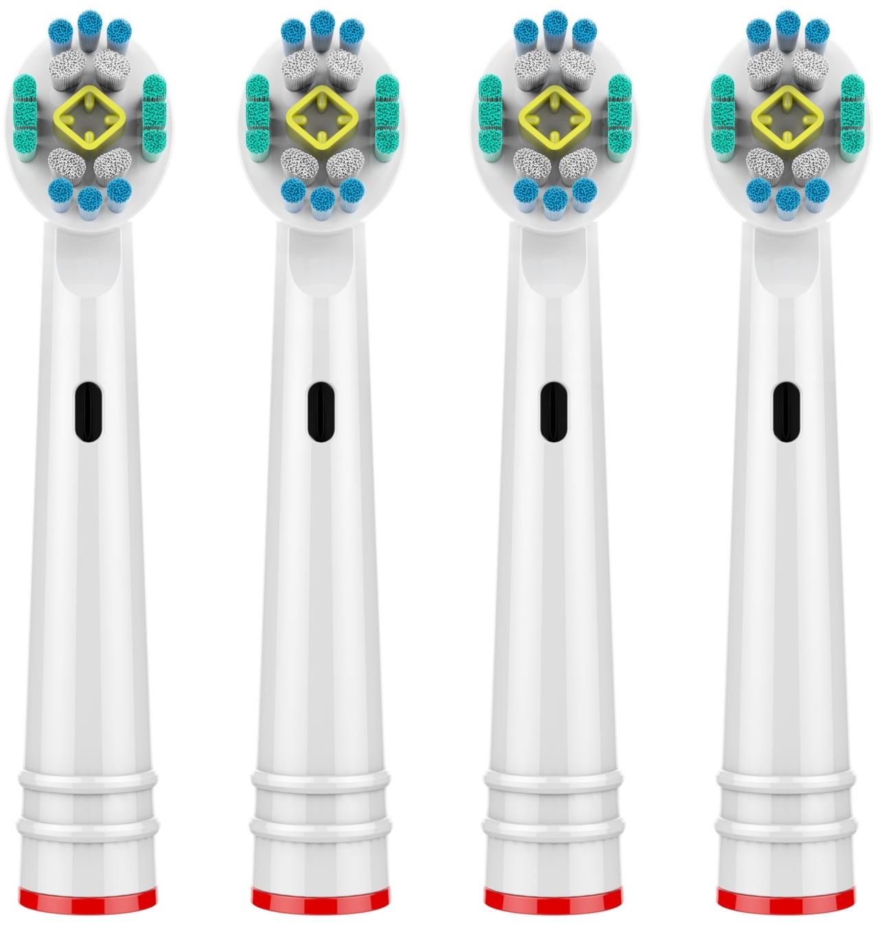 KOMA NK14 Náhradné hlavice kompatibilné s kefkami Braun Oral-B 3D White, 4 ks