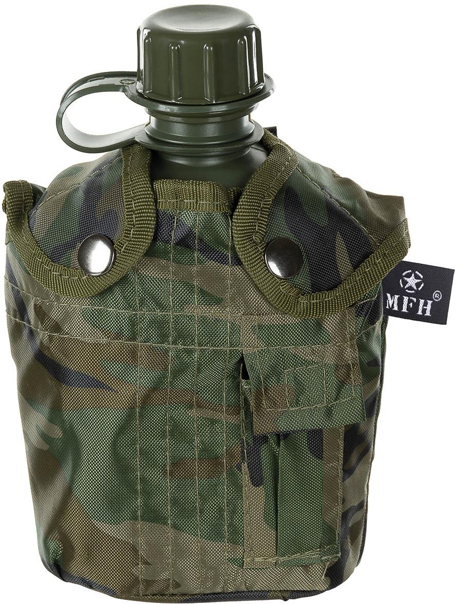 Max Fuchs AG Fľaša poľná US nylonový poťah Woodland 1000 ml
