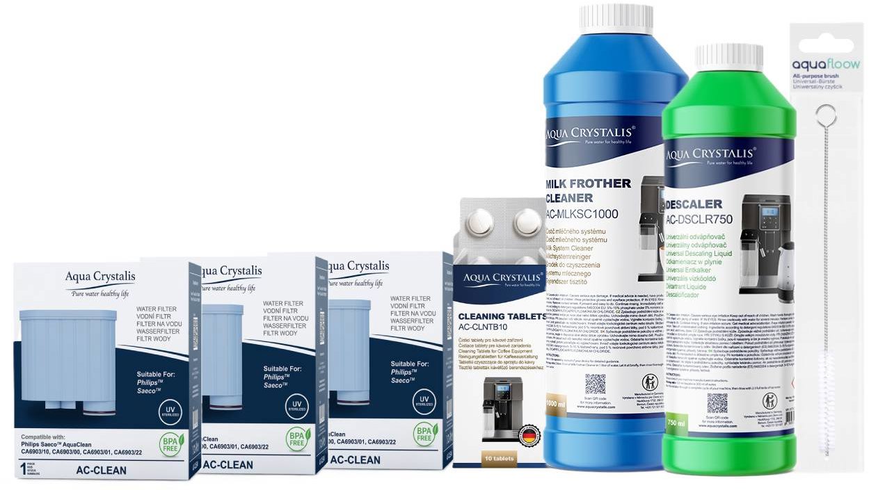 Aqua Crystalis Súprava na údržbu a čistenie kávovarov značky PHILIPS SAECO