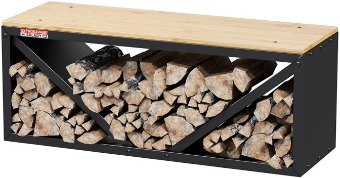 Scorpion elektro Stojan na drevo FWR02, 102 × 40 × 34,5 cm