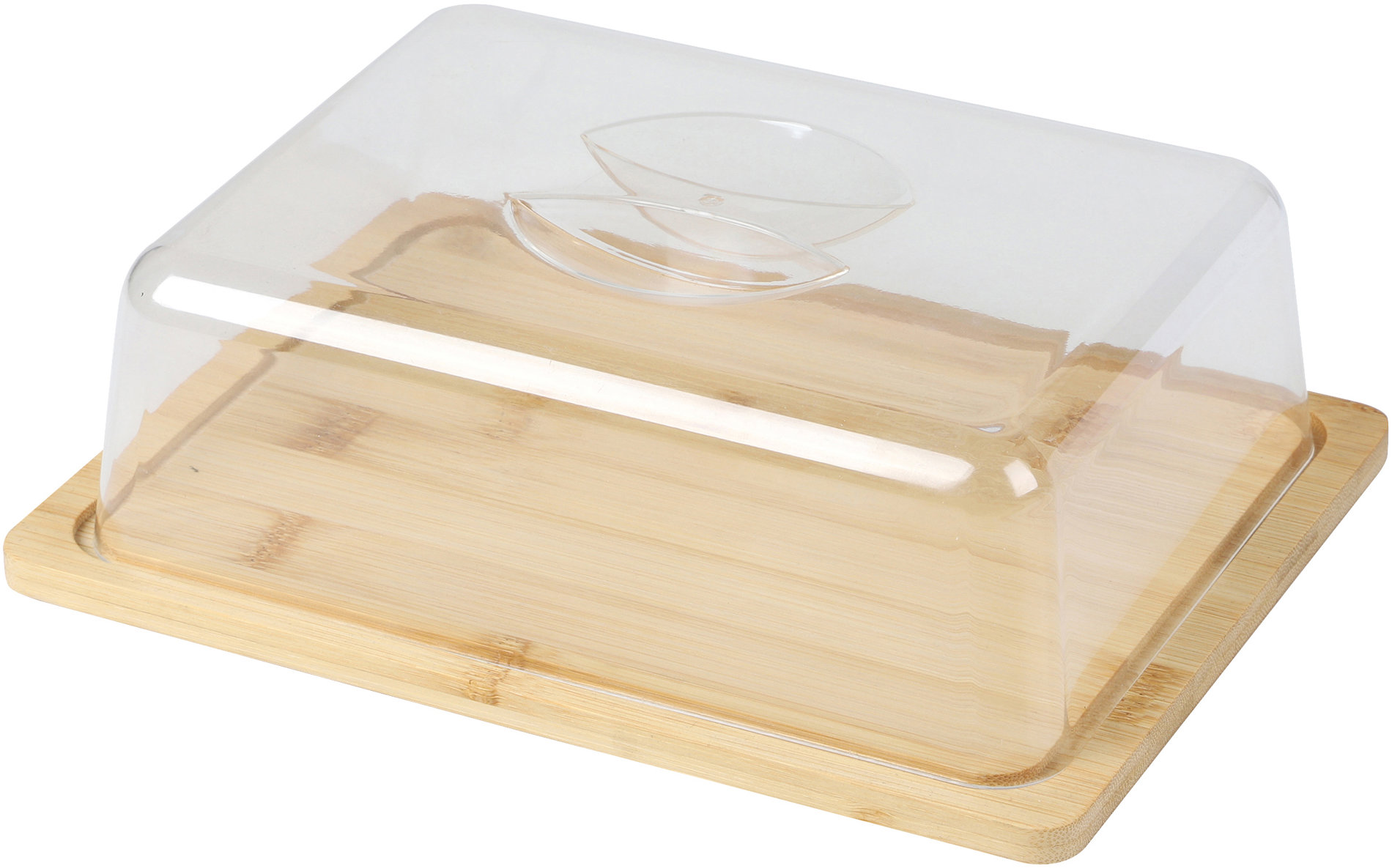 DOCHTMANN Dóza na máslo bambus, plast 24 × 7 × 18 cm