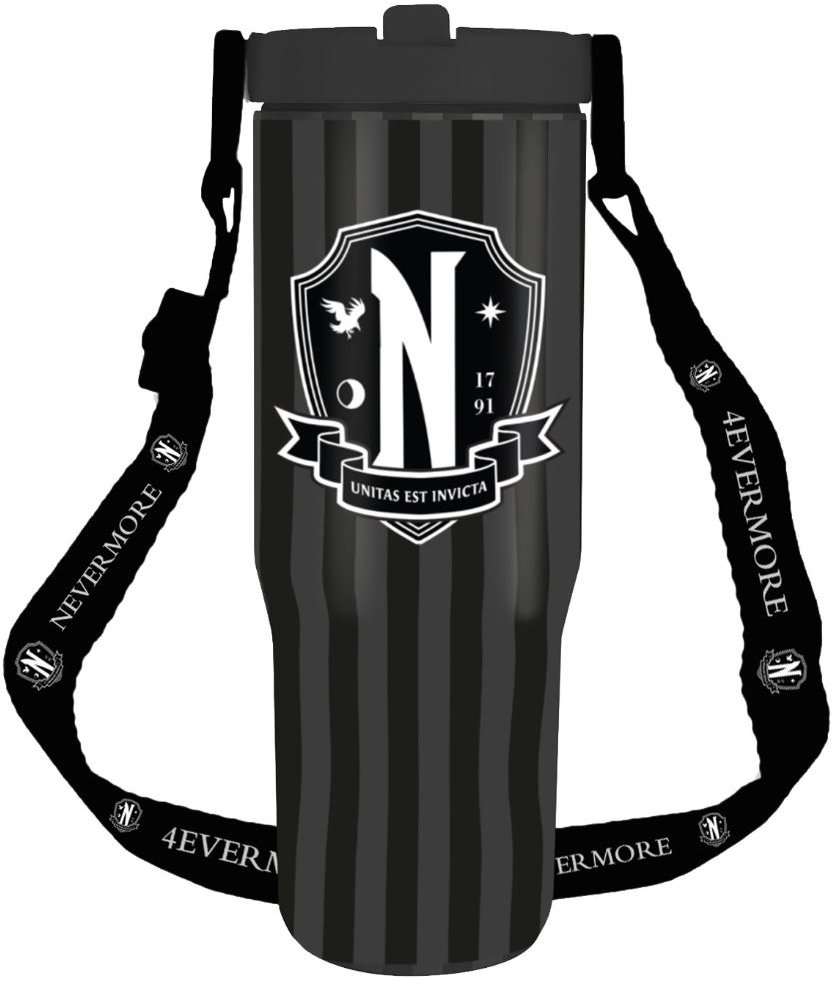 Wednesday: Nevermore academy - Cestovní termo hrnek