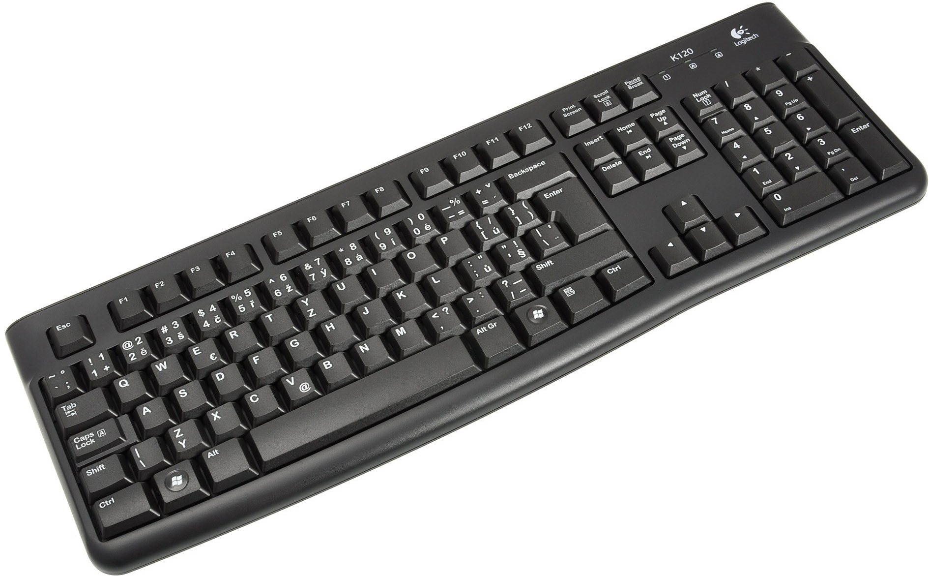 Logitech Keyboard K120 OEM CZ/SK