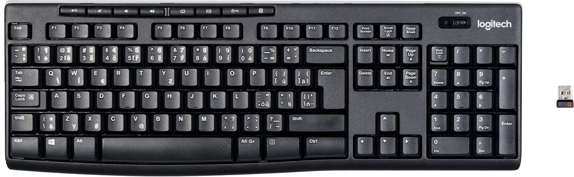 Logitech Wireless Keyboard K270 CZ