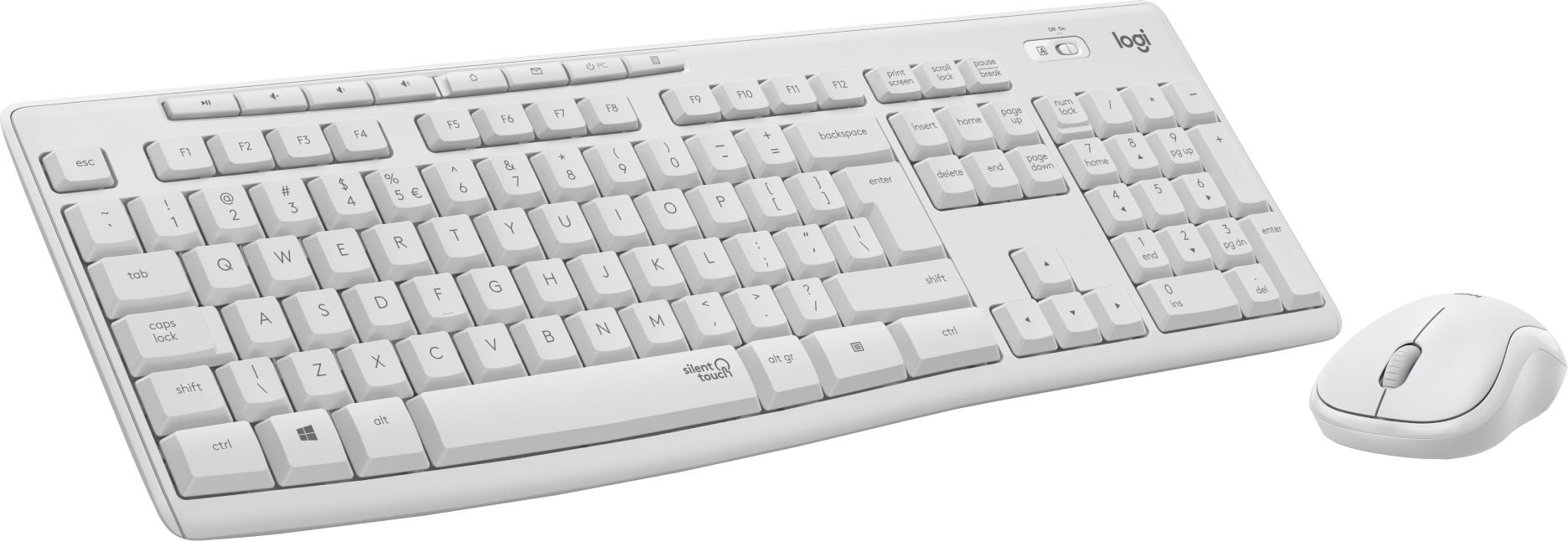 Logitech Wireless Combo MK295, biela (US INT)