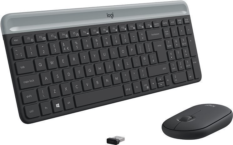 Logitech Slim Wireless Combo MK470 Graphite – US INTL