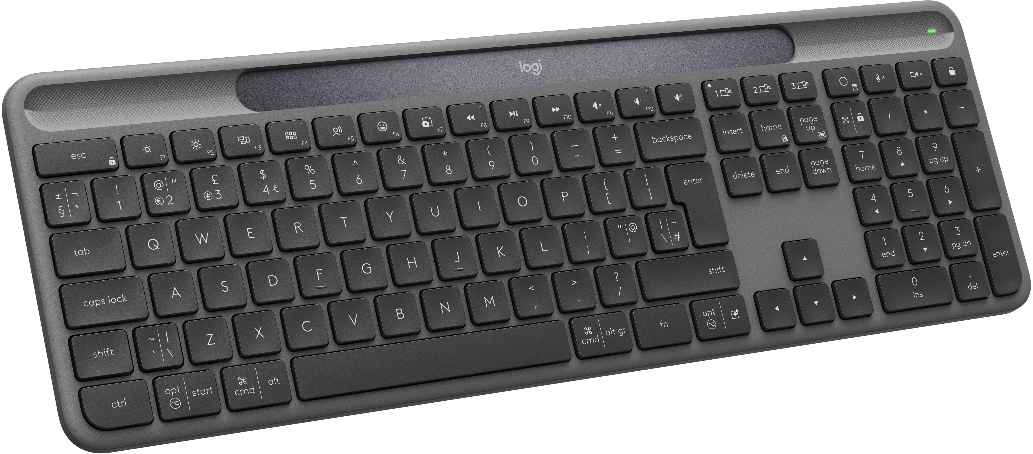Logitech Signature Slim Solar, Graphite – US INTL