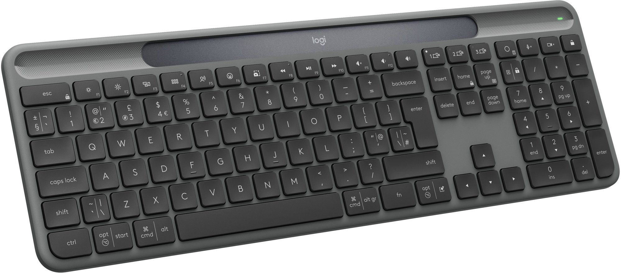 Logitech Signature Slim Solar, Graphite – CZ/SK