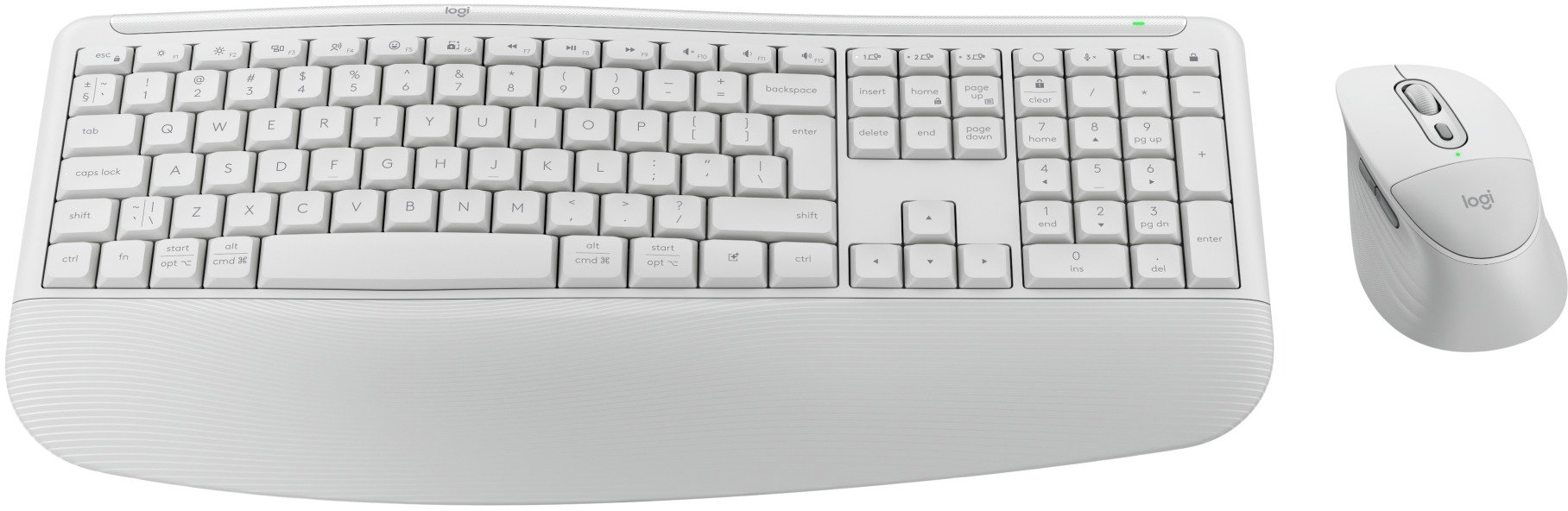 Logitech Signature Comfort Plus MK880 Off-white – US INTL