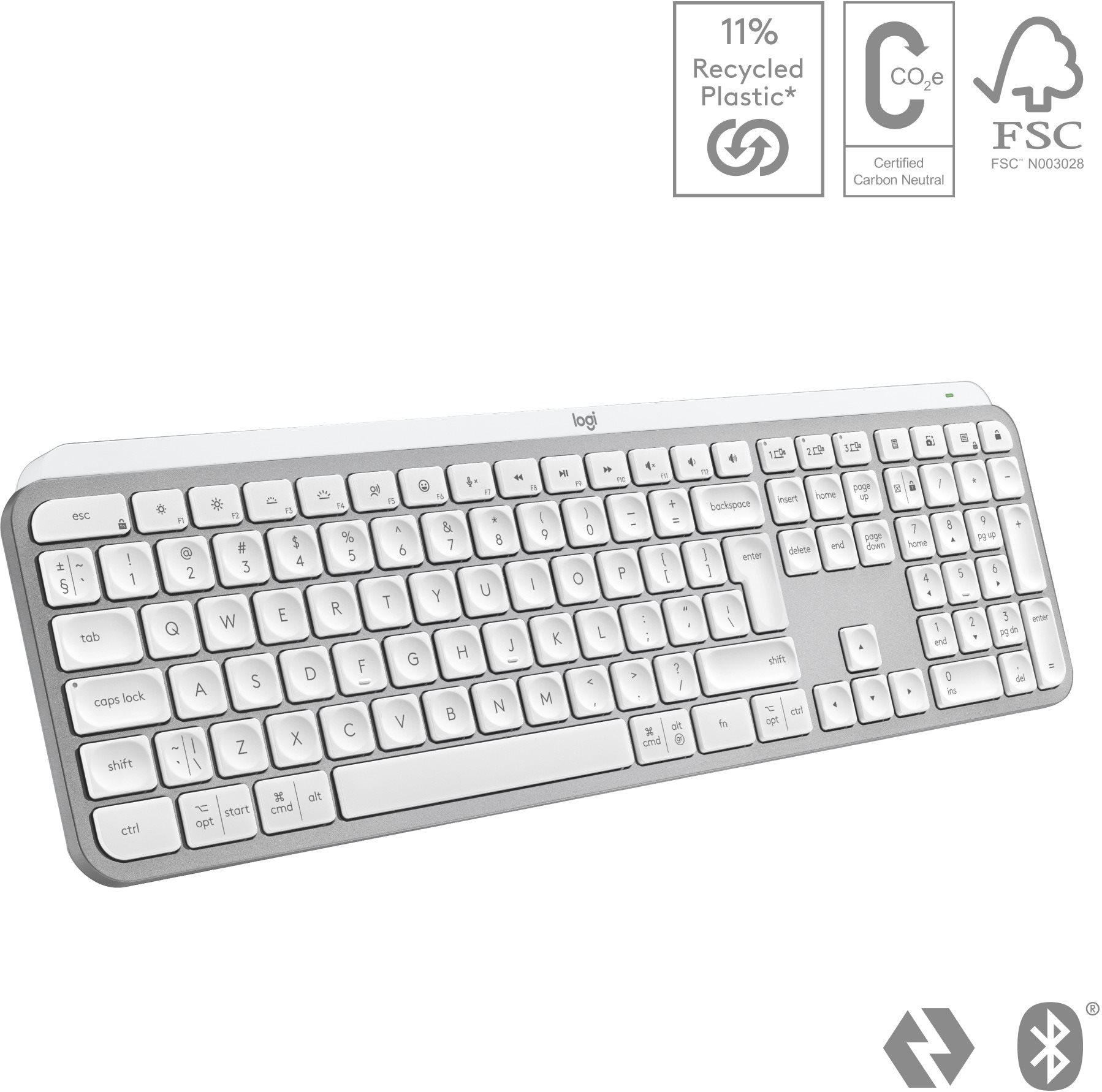 Logitech MX Keys S Pale Grey – CZ/SK