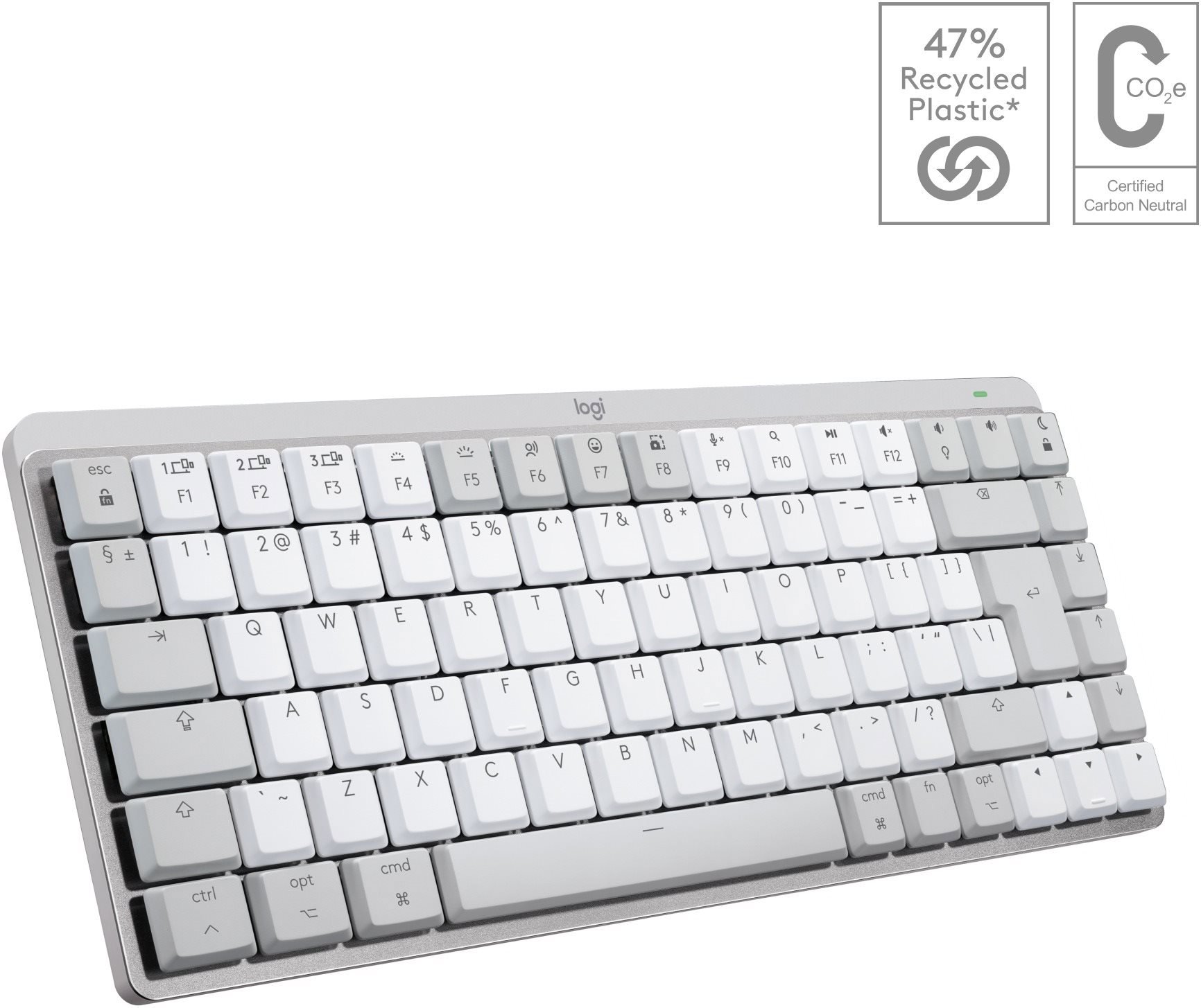 Logitech MX Mini Mechanical for Mac Pale Grey – US INTL
