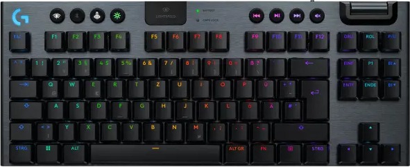 Logitech G915 X LIGHTSPEED TKL, čierna – US INTL