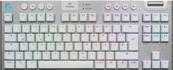 Logitech G915 X LIGHTSPEED TKL, biela – US INTL