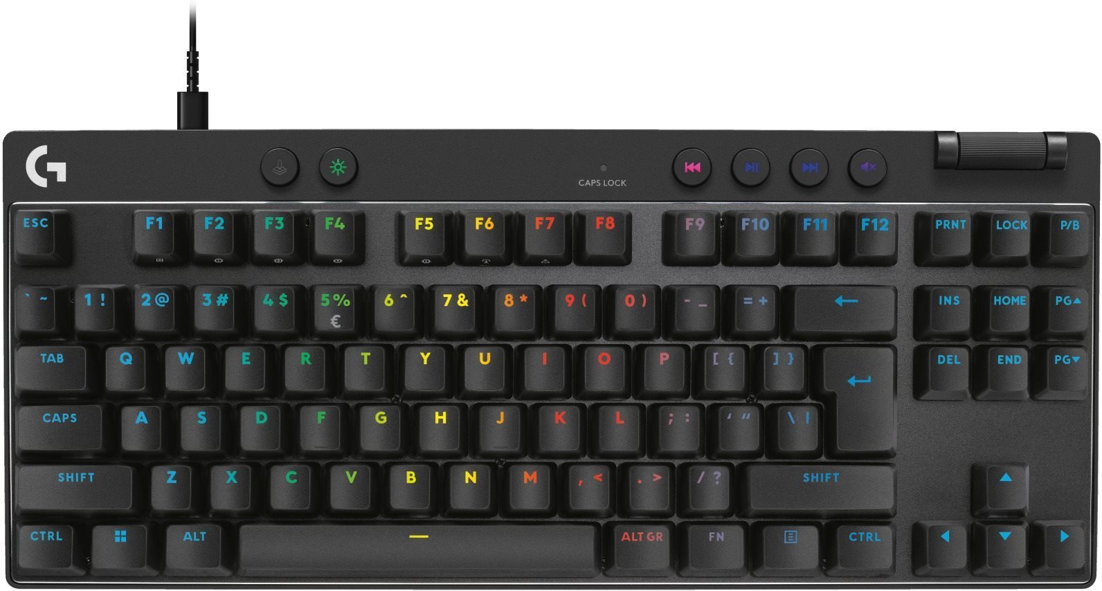 Logitech G PRO X TKL Rapid, black – US INTL