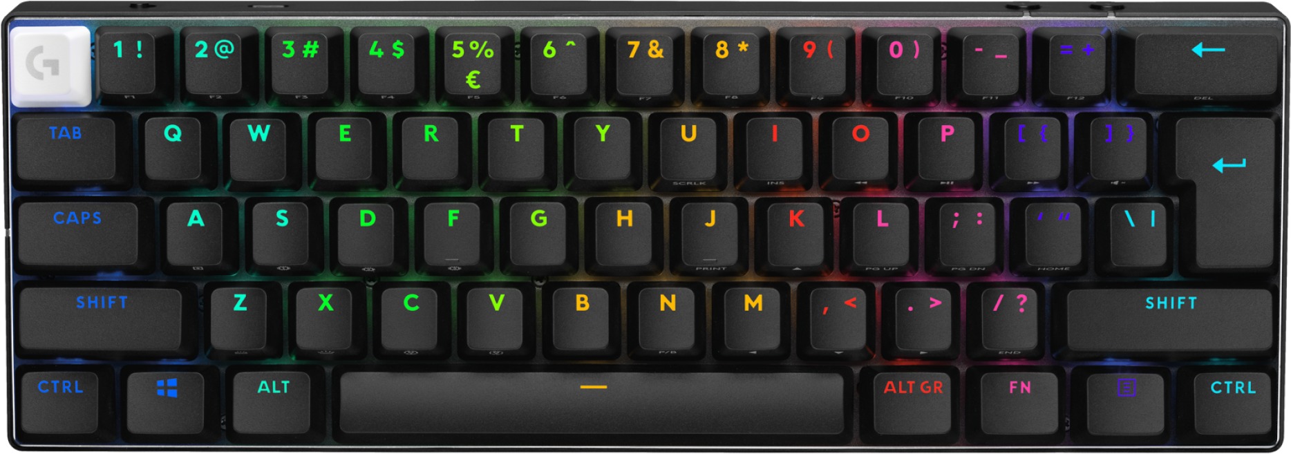 Logitech G PRO X 60 Lightspeed Gaming Keyboard – US INTL, čierna