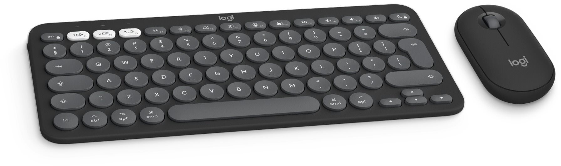 Logitech Pebble 2 Combo MK380s na MAC, Graphite – US INTL