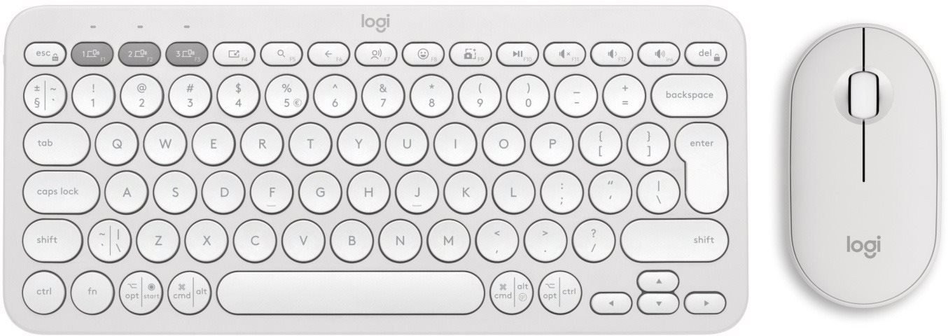 Logitech Pebble 2 Combo MK380s, Off-white – US INTL