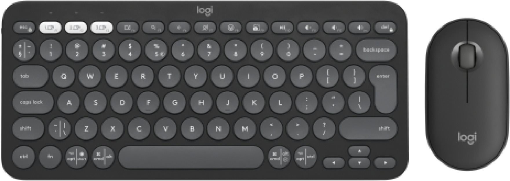 Logitech Pebble 2 Combo MK380s, Graphite – US INTL