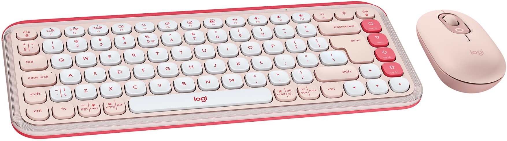 Logitech Pop Icon Combo, Rose – US INTL