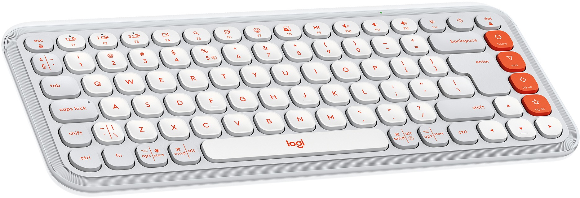 Logitech Pop Icon Keyboard, Off-white – US INTL